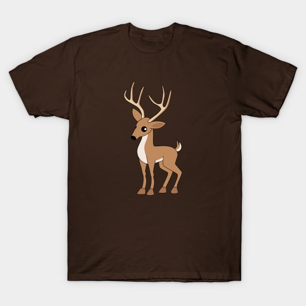 Deer T-Shirt by Mstiv